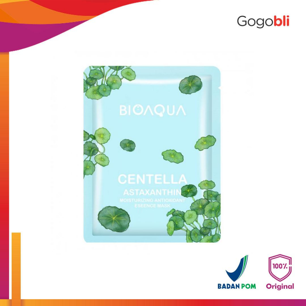 Bioaqua Centella Astaxanthin Moisturizing Antioxidant Essence Mask 25gr