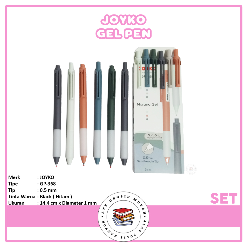 

JOYKO - Pulpen Gel Pen GP-368 - Pack