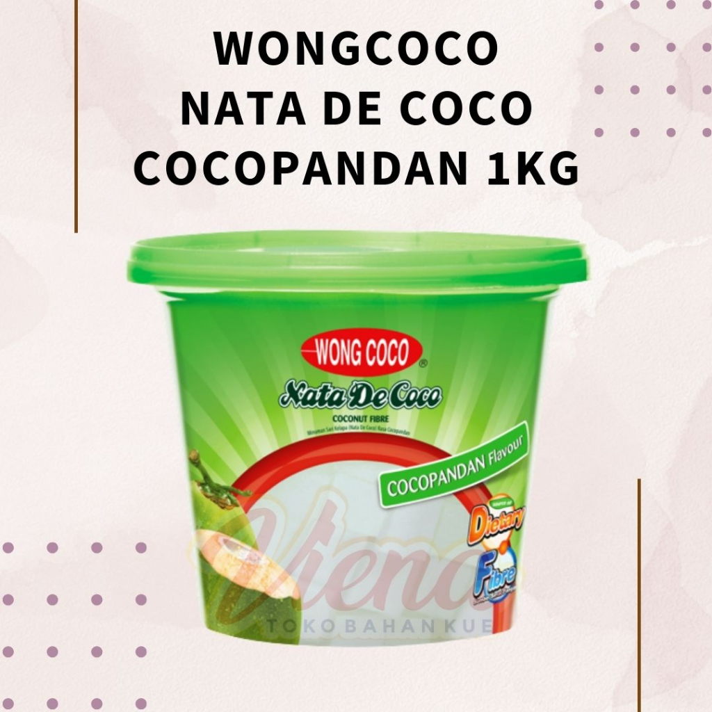 

Wong Coco Nata De Coco Cocopandan 1kg Ember