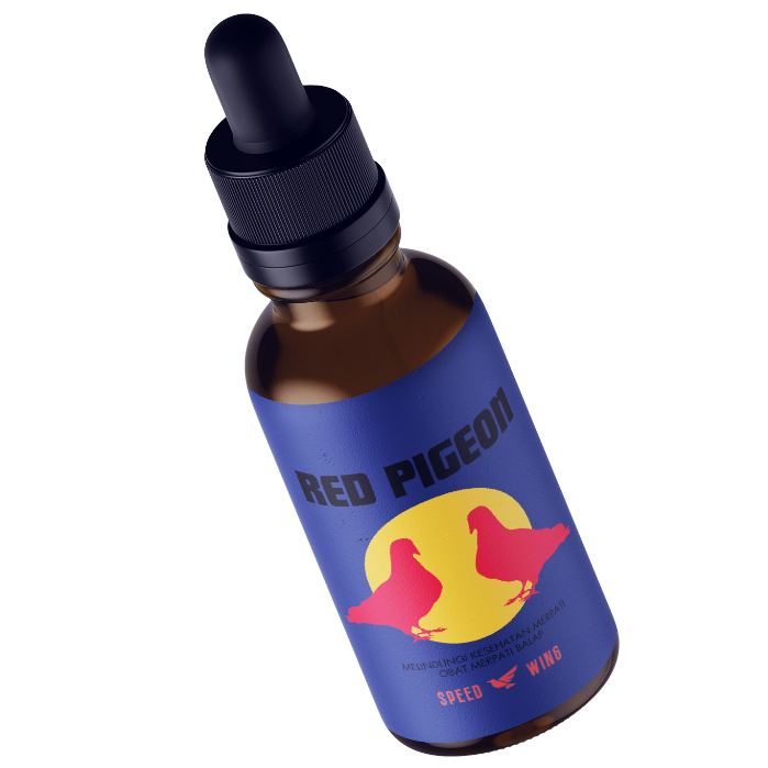 OBAT VITAMIN DOPING BURUNG MERPATI BALAP KOMPETISI TENAGA BUGAR RED PIGEON DARI SPEED WING - BUKAN V