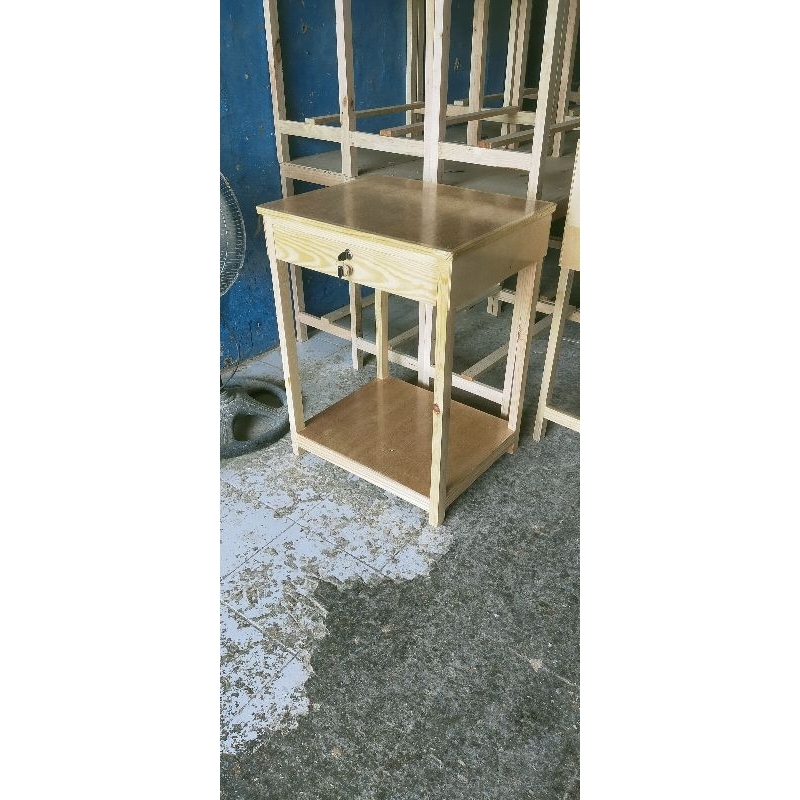 meja kulkas mini pakai laci ukuran 60x50x80