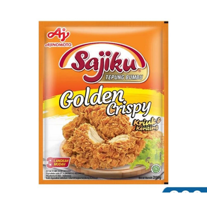 

Tepung Bumbu Sajiku Golden Crispy 200g