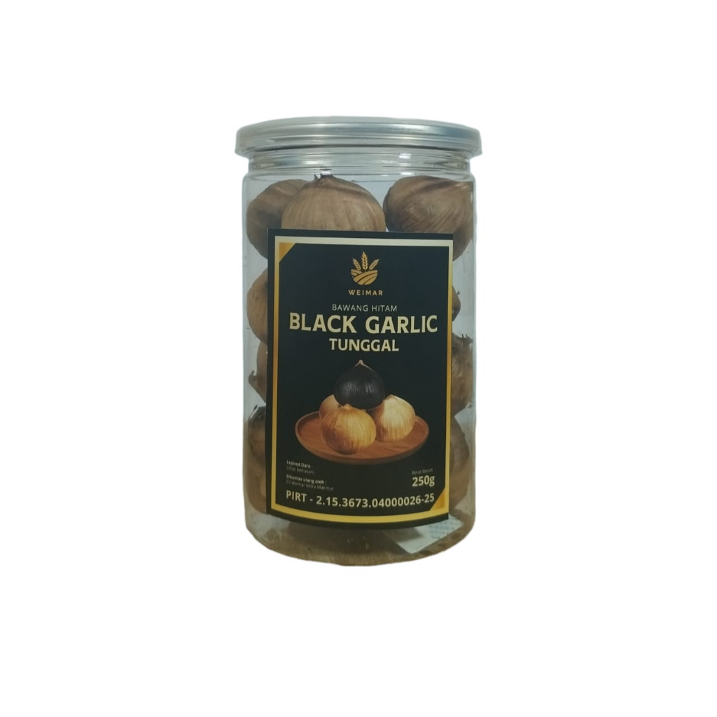 

BAWANG PUTIH HITAM TUNGGAL - BAWANG HITAM LANANG - BLACK GARLIC