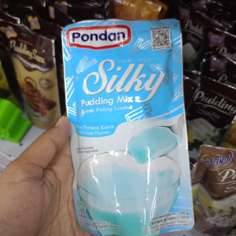 

Pondan Silky Pudding Mix Bubuk Silky Puding Instan Rasa Cokelat, Mangga, Bubble Gum