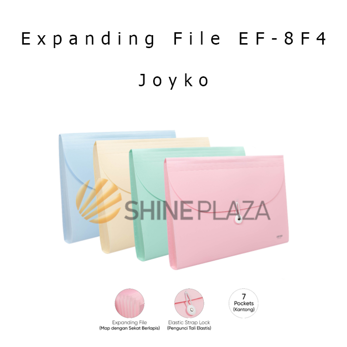 

Zyd Map Ekspanding Harmonika Joyko EF-8F4 - Expanding File Pastel Color 7 Pocket