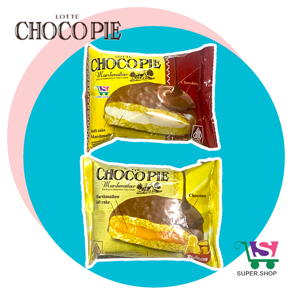 

Lotte Choco / Cheese Pie Marshmallow SATUAN 28 gram