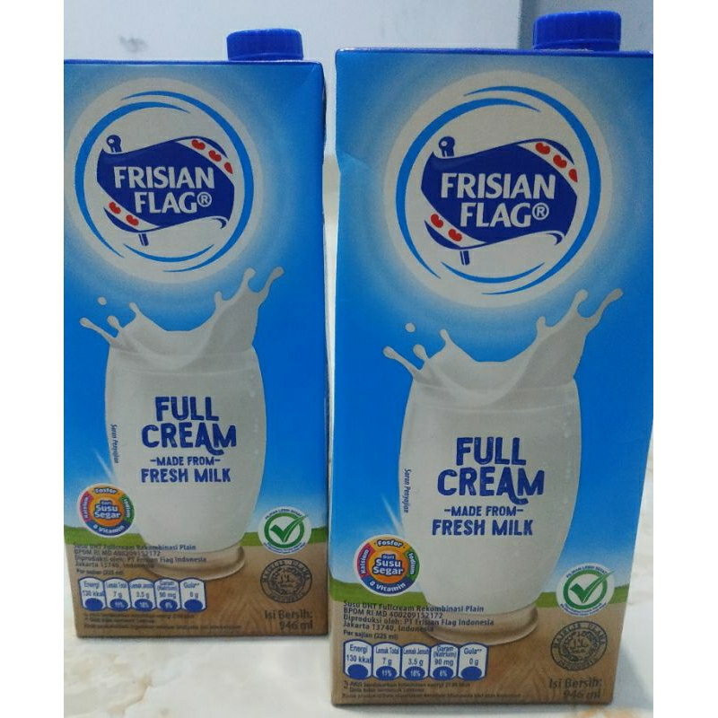 Frisian flag full cream susu kotak besar 946 liter