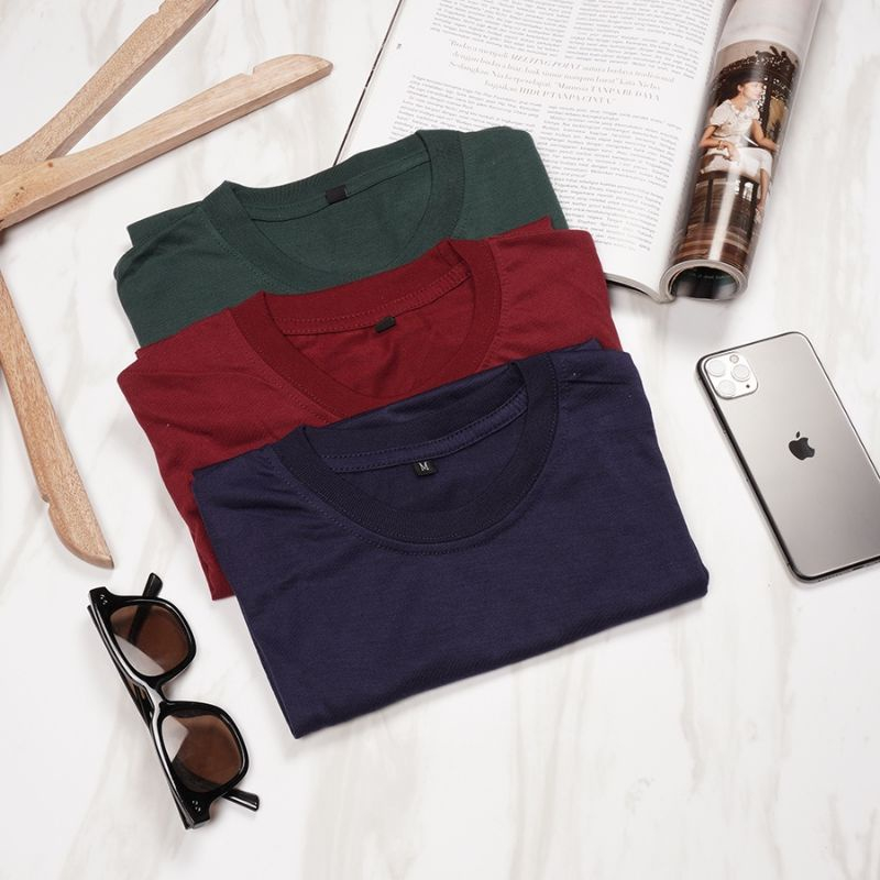 {LANGSUNG PABRIK} KAOS POLOS / KAOS OBLONG Pe soft 24s