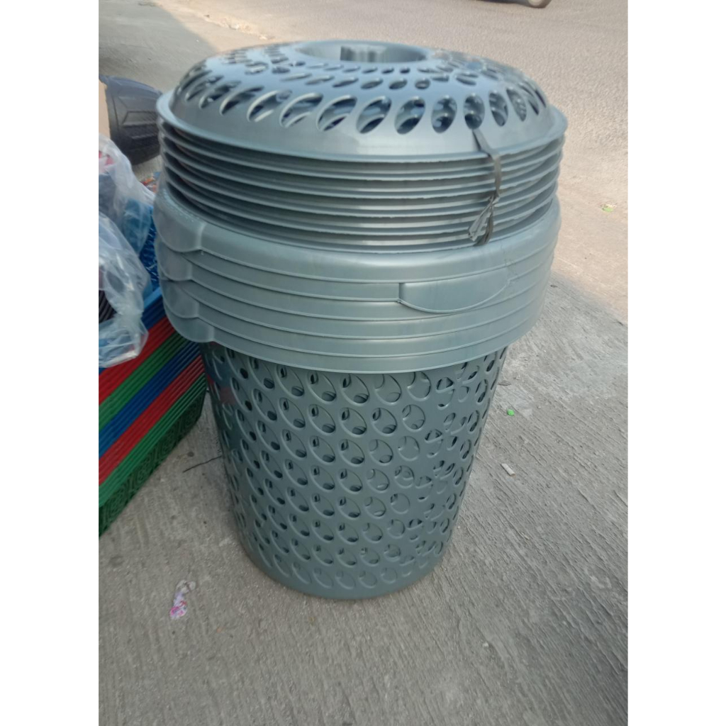 TRS Keranjang Loundry Keranjang Baju Kotor / Keranjang Plastik / Keranjang Laundry Bulat