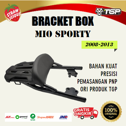 Bracket Box Sandaran Belakang Motor Locco Rear Bracket Box Aksesoris Variasi Yamaha Mio Sporty 2008 