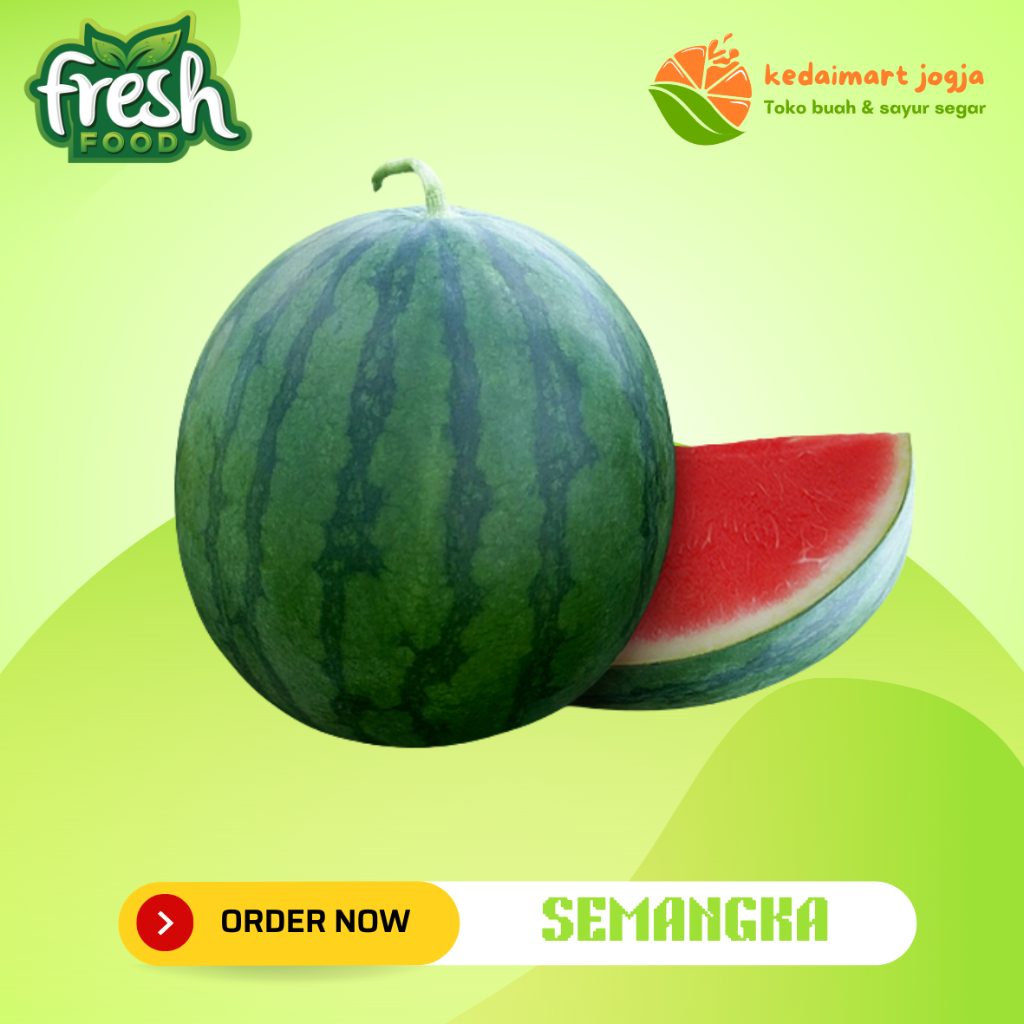 

Buah Semangka Merah Utuh Buah Segar Kedaimart Jogja