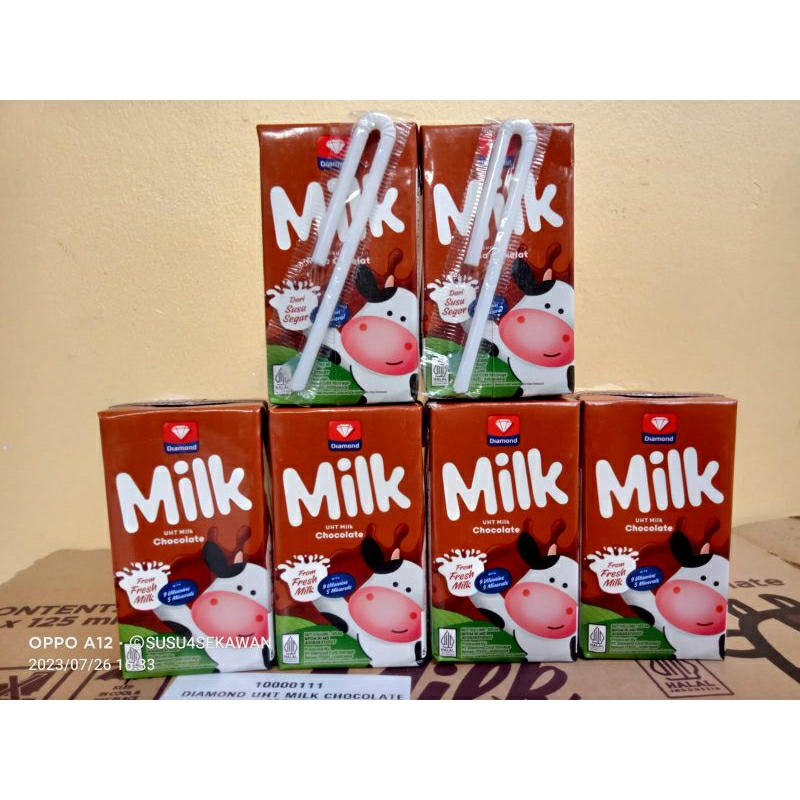 

Susu UHT Diamond Rasa Coklat 125ml (Kartonan isi 40 pcs)