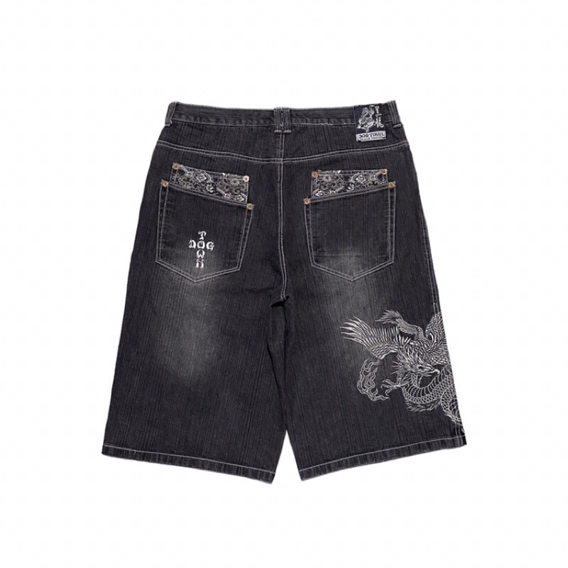 Dogtown Black Dragon Jorts Y2K Pants