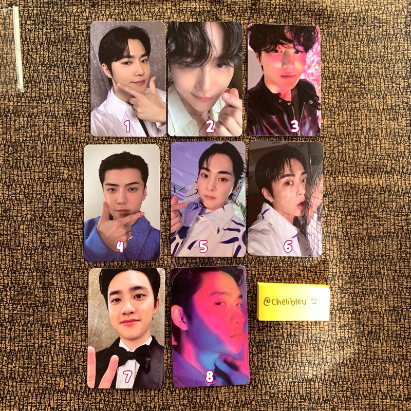 EXO EXIST Smini Ktown Photobook Suho Xiumin Kyungsoo D.O. Sehun PC Photocard