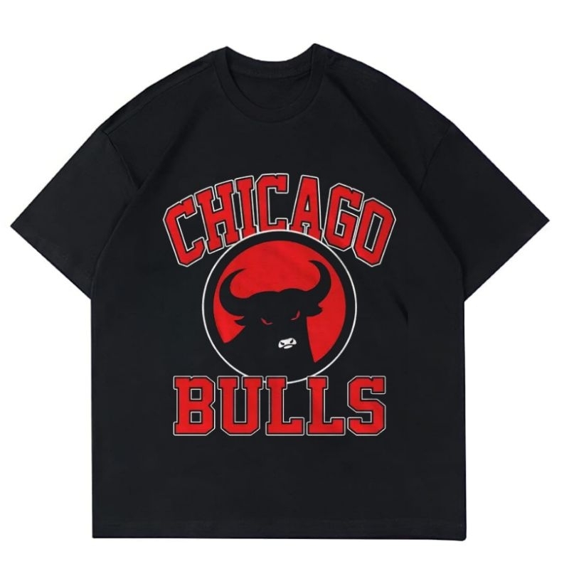 KAOS | TSHIRT CHICAGO BULLS | NBA |  PDI | PARODY | Tshirt PRIA WANITA
