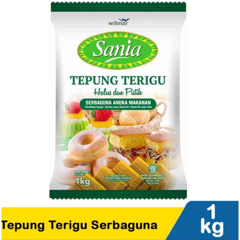 

Tepung Terigu Serbaguna Sania
