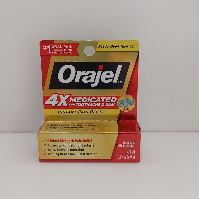 ORAJEL 4x MEDICATED FOR TOOTHACE AND GUM GEL 7gr