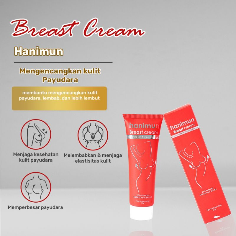 Hanimun Breast Cream Obat Pembesar Payudara Secara Cepat  Ampuh BPOM 100% ORIGINAL
