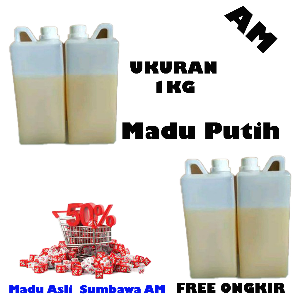 

Madu Putih Sumbawa Asli 100% 1KG