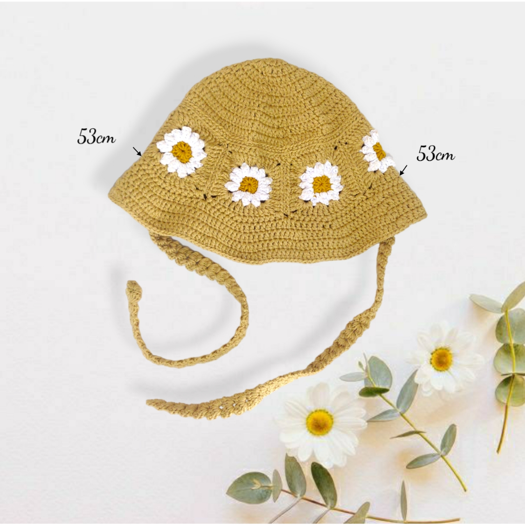 Topi Bucket Anak/Topi Rajut/Handmade