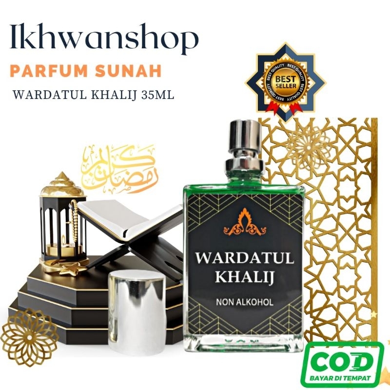 Minyak Wangi Wardatul khalij Parfum Arab Saudi Murni Non Alkohol 35ml Minyake Wardah Al Khalije Parf