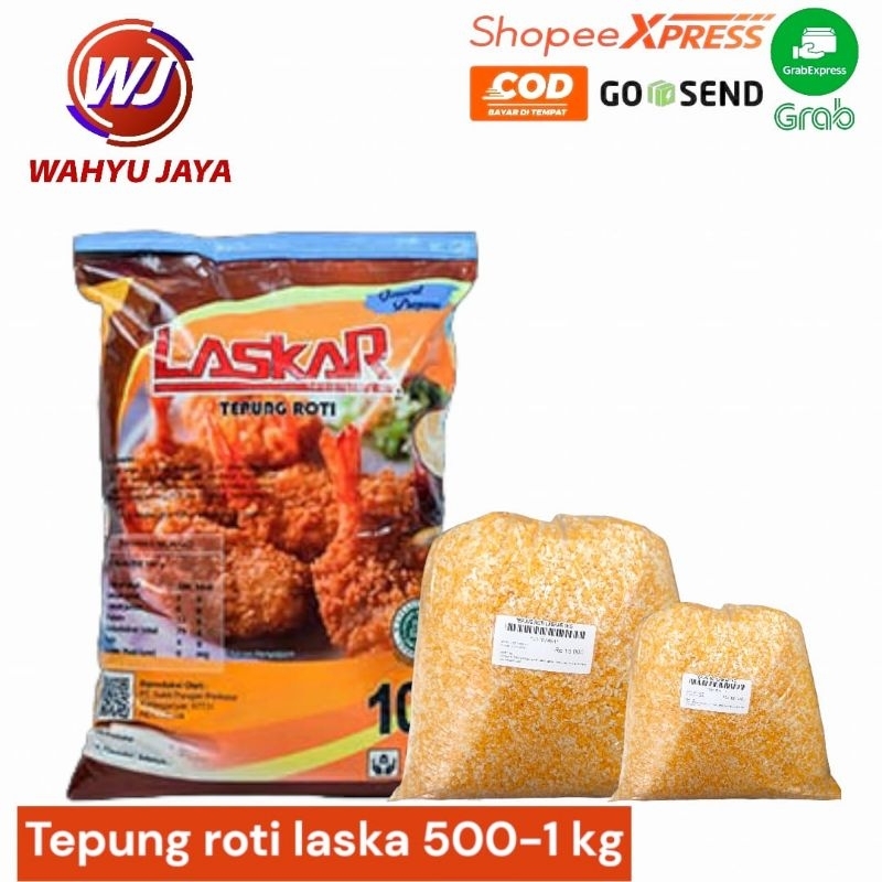 

Tepung roti laskar ripek ukuran 500gram-1 kg