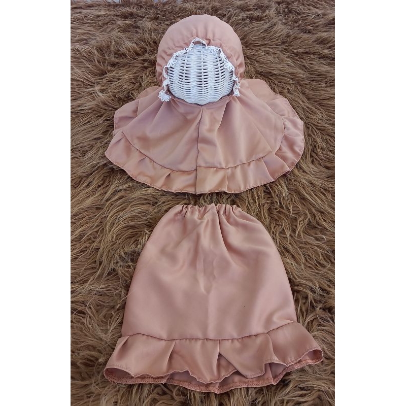 Mukena Bayi/Set Mukena&Bantal Properti Foto Bayi Newborn