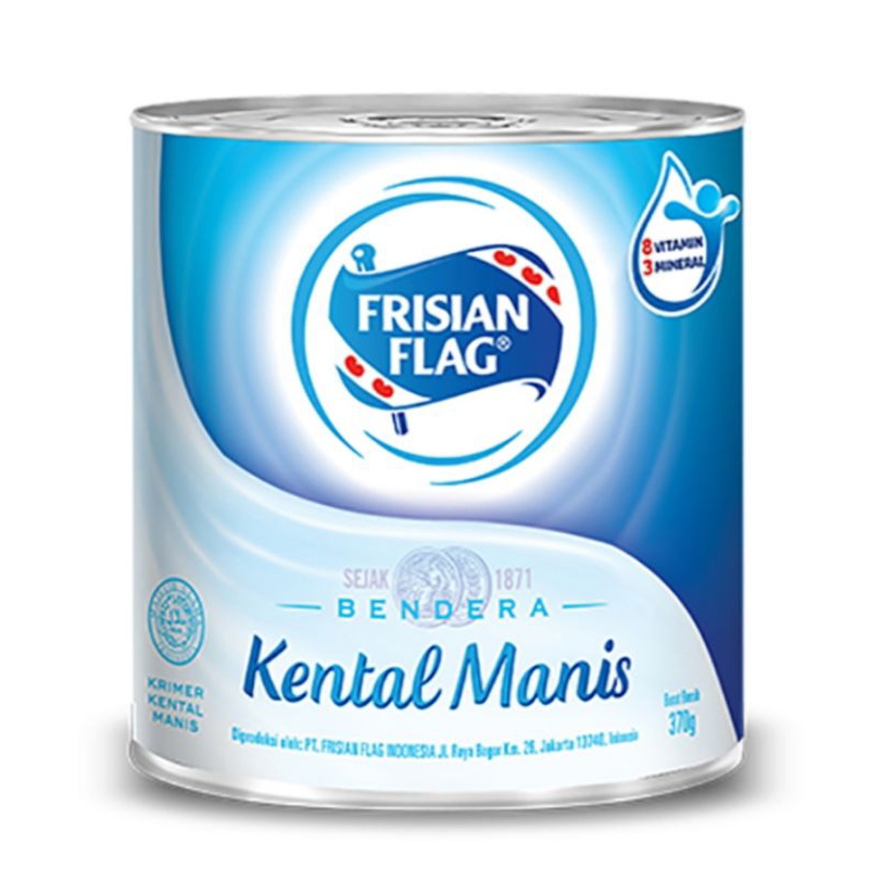 

Frisian flag kental manis kaleng 370 g