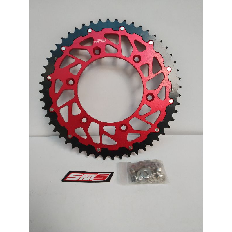 Gir blk KXF JFG 520-51T MERAH,Gir Belakang CRF JFG RACING