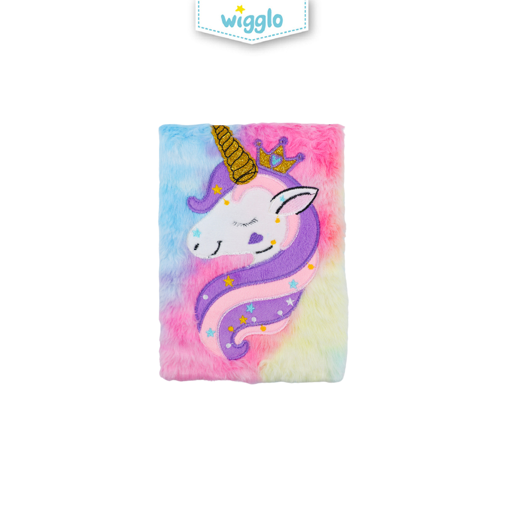 

Wigglo Winter Royal Notebook A5 Unicorn Rainbow