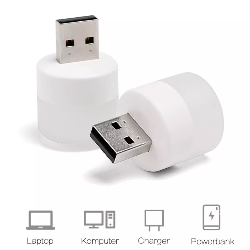 LAMPU LED BULAT USB MINI LAMPU MINI LED USB PORTABLE KECIL LAMPU BACA LAMPU TIDUR LAMPU TRAVEL MINI LIGHT USB