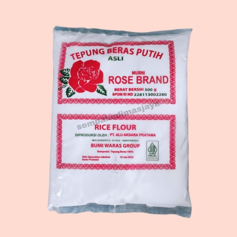 

Tepung Beras Rose Brand 500 gram