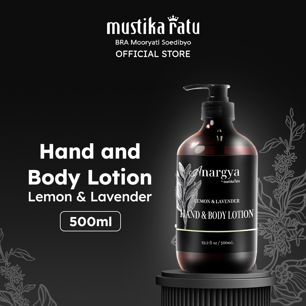 Anargya by Mustika Ratu Hand and Body Lotion Aroma Lemon & Lavender