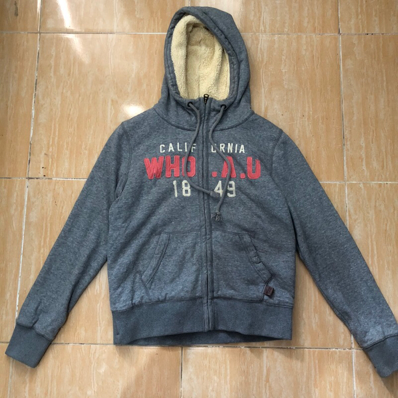 Zipper Hoodie WHO Sherpa + GAP