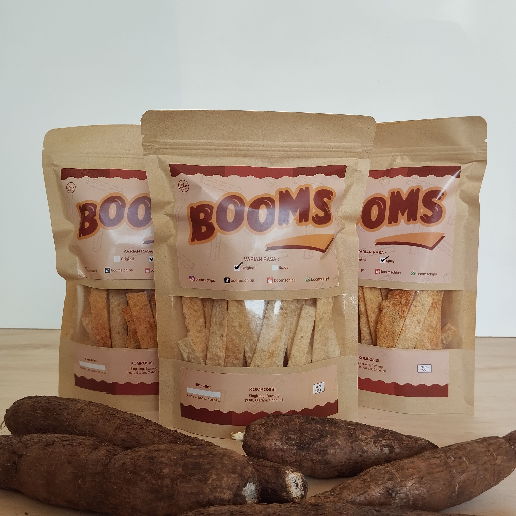 

BOOMS CHIPS KERIPIK SINGKONG KETELA