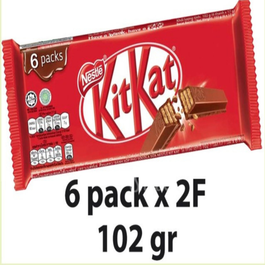 

KitKat Nestle 6 pack x 2F 102g (6x17g)