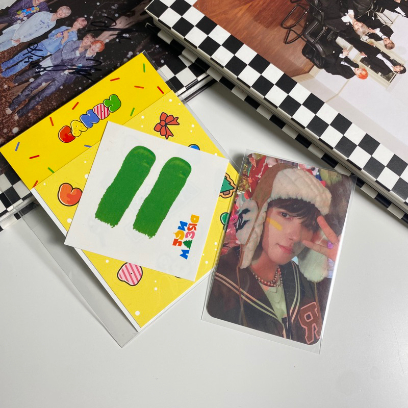 NCT DREAM CANDY TATTOO STICKER FULLSET PHOTOCARD PC RENJUN