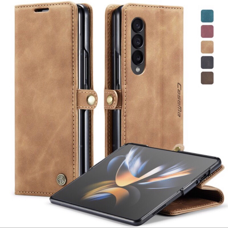 Samsung Galaxy Z fold 2 / Fold 3 / Fold 4 CASEME Flip Wallet Leather Case Cover Casing Dompet