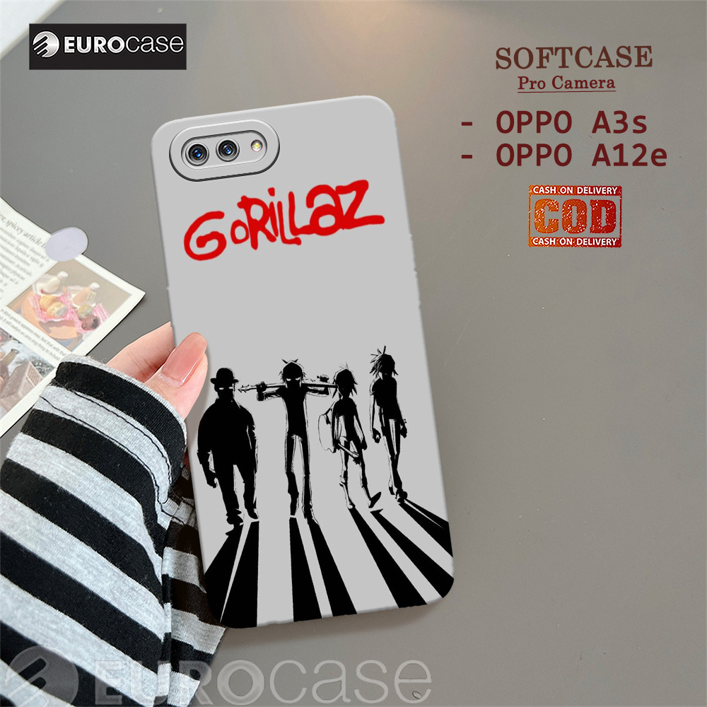 Casing Hp Oppo A3S / Oppo A12E - Fashion Case Band Musik - Soft Case Hp Oppo A3S / Oppo A12E - Kesing Hp - Softcase  - Cover Hp - Case Karakter Cewek / Cowok - Aksesoris Handphone - Silikon - Casing Hp Murah - TPU Pro Camera