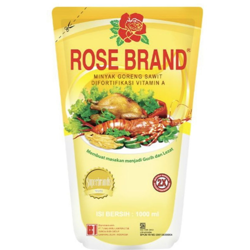 

Minyak Rose brand 1 Liter
