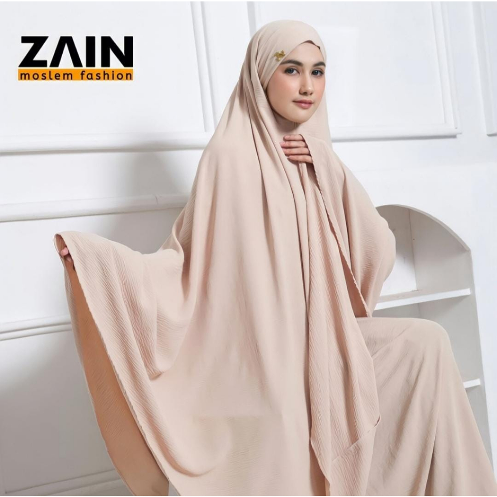 Mukena/Mukena dewasa 3in1 Crinkle airflow polos premium jumbo traveling/preloved mukena/preloved muk