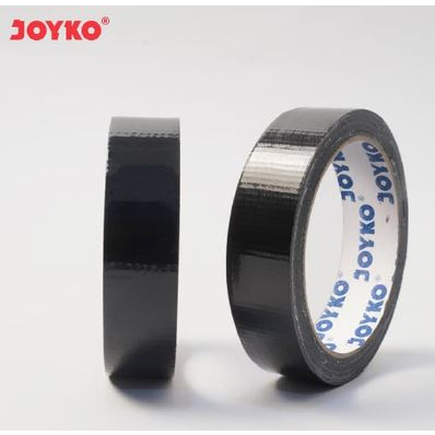 

Lakban Hitam Kain Cloth JOYKO 1inchi/Linen Lakban Jilid 24mm/Isolasi Hitam 1 inch