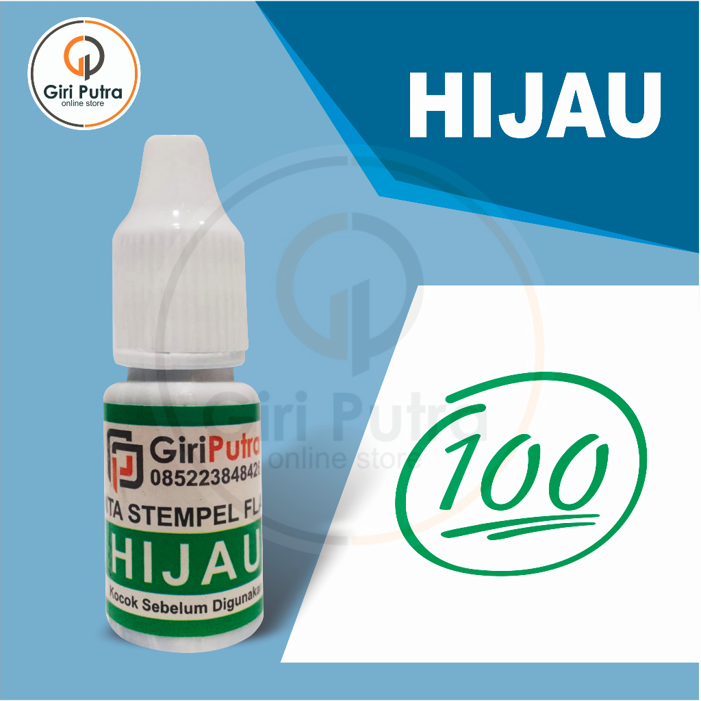 

TINTA STEMPEL FLASH / WARNA HIJAU
