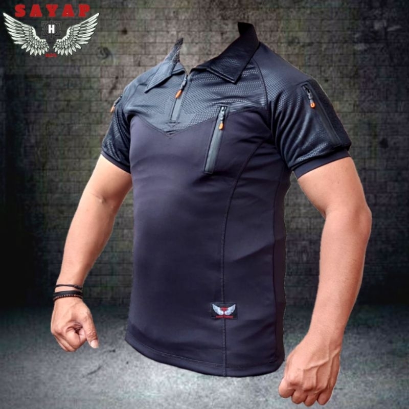 kaos bdu combat tactical pendek