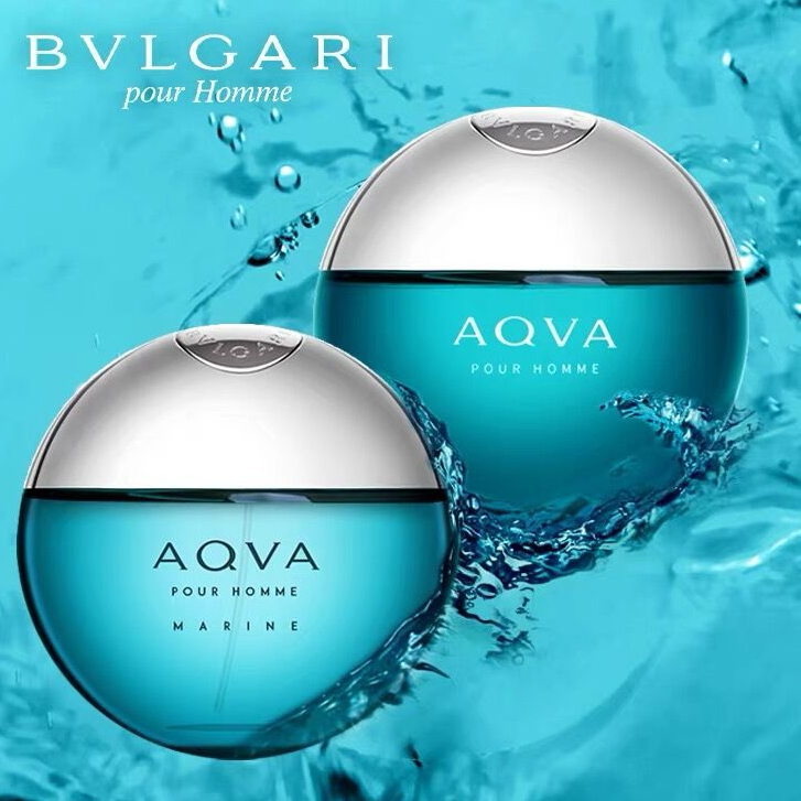 【100% ORIGINAL】Bvlgari AQVA POUR HOMME Marine EAU DE TOILETTE EDT Spray 100ML / parfum pria