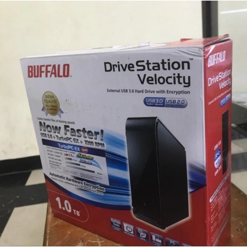 DRIVESTATION VELOCITY BUFFALO EXTERNAL 1,0TB ADAPTOR/BOX