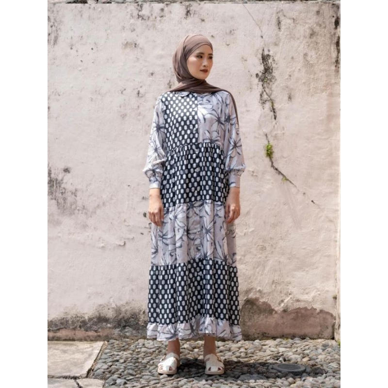 (NEW) Raina dress mix aleza label