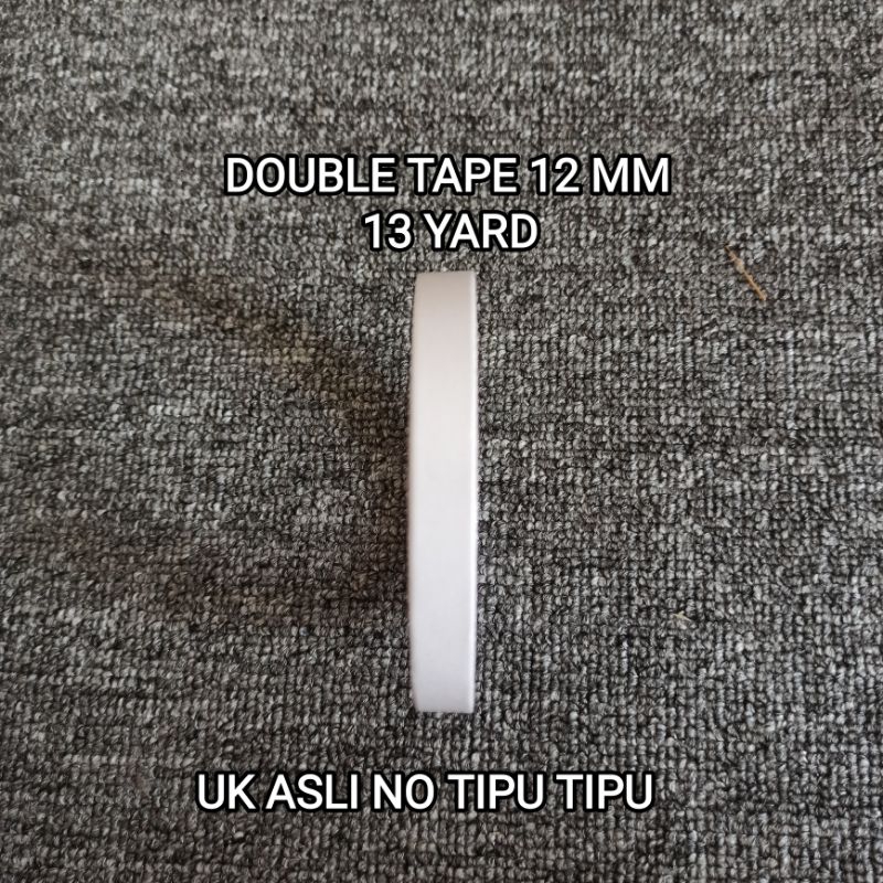 

Double Tape 12 mm 1/2 Inch 13 Yard Brand Fumaru / Doble Tip Perekat Bolak Balik