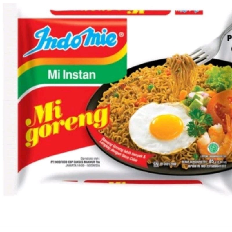

INDOMIE GORENG dapat 5pcs