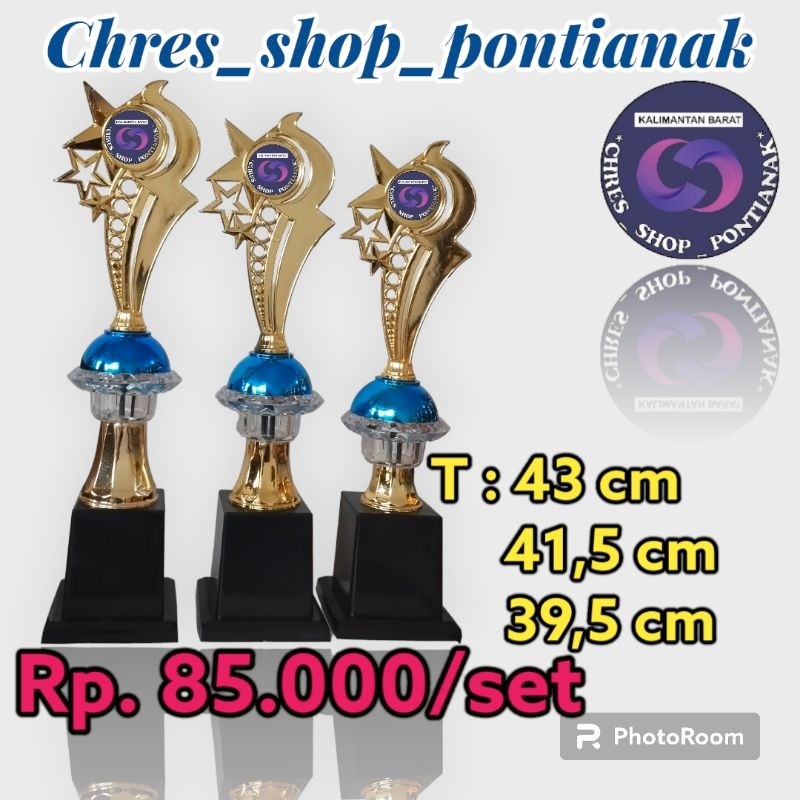 Piala murah Asbak Kristal size L pontianak kalimantan barat